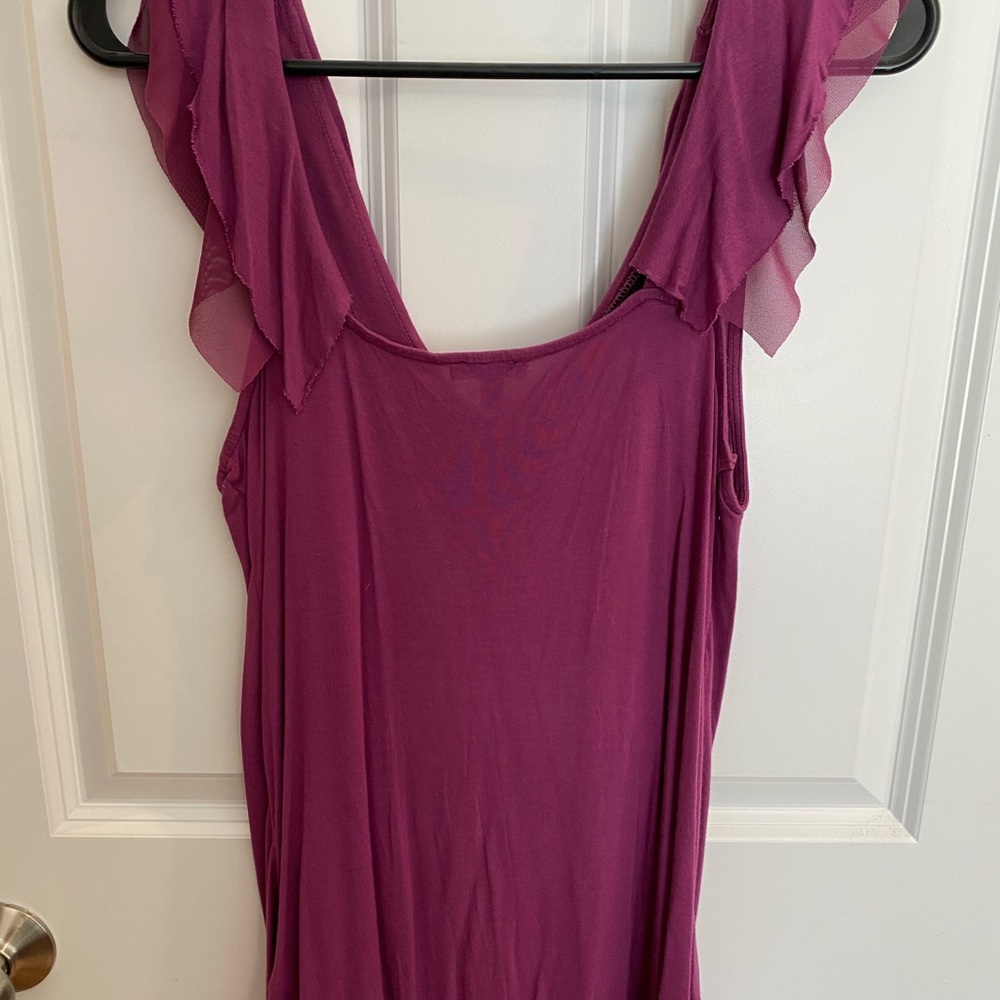 Express Flutter Neck Tank - Picture 3 of 3